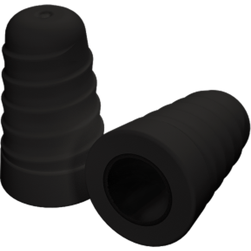 PLUGFONES-SILICONE REPLACEMENT PLUGS-BLACK (10 PCS/5 PAIRS)-RACKATIERS-RACKATIERS-Default-Covalin Electrical Supply