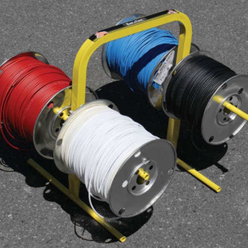   WIRE SPOOL HAND CART-RACKATIERS-RACKATIERS-Default-Covalin Electrical Supply  