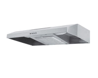 30" WHITE 2 SPEED 100-190 CFM SINGLE FAN KITCHEN RANGEHOOD