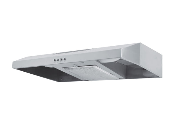 30" WHITE 2 SPEED 100-190 CFM SINGLE FAN KITCHEN RANGEHOOD