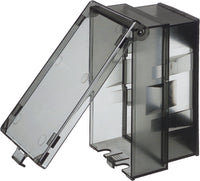 ONE GANG VERTICAL LOW PROFILE IN USE COVER CLEAR