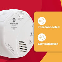 FIRST ALERT SA520 120V SMOKE DETECTOR, WIRED AND WIRELESS INTERCONNECT 1039832 1043896