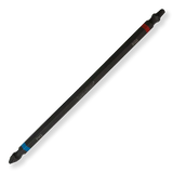4" #2 BLUE PHILLIPS AND #2 RED ROBERTSON SQUARE DOUBLE ENDED IMPACT