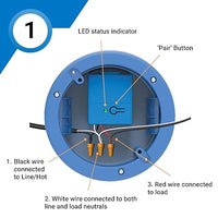 LEVVEN CONTROLS DECORA-STYLE SWITCH WITH ANCHORS AND SCREWS CSDW