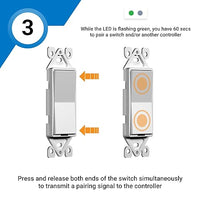 LEVVEN CONTROLS 3 WAY DECORA-STYLE SWITCH & 10A POWER CONTROLLER KIT C31DW