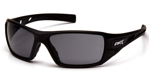 VELAR™ FULL FRAME SAFETY GLASSES - BLACK FRAME/GRAY LENS