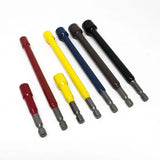 7 PIECE COLOUR CODED HEX BIT KIT