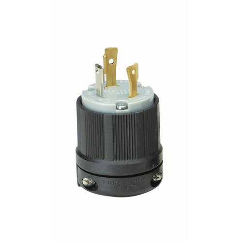 MORRIS MALE 30A 120V 2 POLE 3 WIRE TWIST LOCK CORD END CONNECTOR