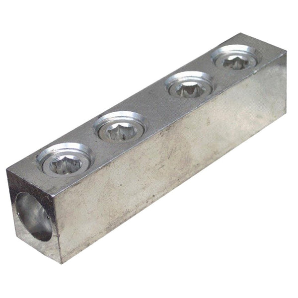 500MCM - 3/0 4 SCREW ALUMINUM SPLICE FOR COPPER AND ALUMINUM CABLE