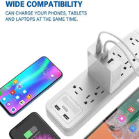 HUNTKEY 65W THREE PORT USB WALL CHARGER