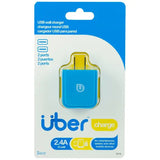 UBER 2.4A USB DUAL WALL CHARGER