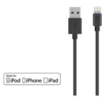 BELKIN 4' USB 2.0 LIGHTNING CABLE FOR IPHONE / IPAD - MALE/MALE
