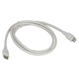 NOPEUS PRO 6' USB-C TO LIGHTNING CABLE FOR IPHONE / IPAD - MALE/MALE - WHITE