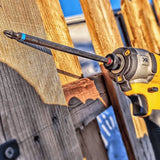4" #2 BLUE PHILLIPS AND #2 RED ROBERTSON SQUARE DOUBLE ENDED IMPACT