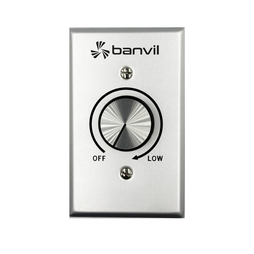 BANVIL 2.5 AMP VARIABLE SPEED FAN CONTROL WITH WALL MOUNT KIT