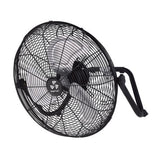 BANVIL 18" HIGH VELOCITY FLOOR FAN, 3 SPEED, PUSH BUTTON CONTROL, INCLUDES WALL MOUNTING BRACKET