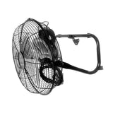 BANVIL 12" HIGH VELOCITY FLOOR FAN, 3 SPEED, PUSH BUTTON CONTROL, INCLUDES WALL MOUNTING BRACKET