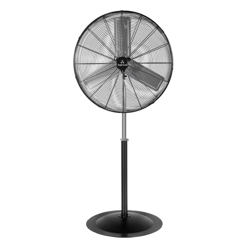 BANVIL FF SERIES 30" BLACK NON-OSCILLATING WALL MOUNTED FAN, 3 SPEED, DUSTPROOF