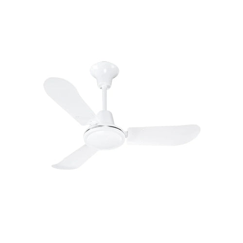 BANVIL 36" PERFORMANCE SERIES AC REVERSING WHITE FAN WITH 3 CURVED STEEL BLADES