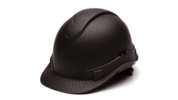 RIDGELINE® 4-POINT RATCHET CAP STYLE HARD HAT - HYDRO DIPPED MATTE BLACK