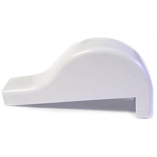 FIBER OPTIC ELBOW RACEWAY COVER FITTING - 1" X 1/2" - WHITE