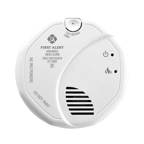 FIRST ALERT SA520 120V SMOKE DETECTOR, WIRED AND WIRELESS INTERCONNECT 1039832 1043896