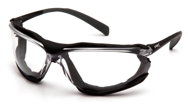 PROXIMITY® FOAM PADDED SEALED SAFETY GLASSES - CLEAR/H2X ANTI-FOG