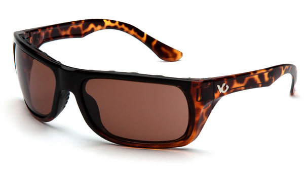 VALLEJO® TORTOISE FULL FRAME SAFTEY GLASSES - BRONZE ANTI-FOG LENS