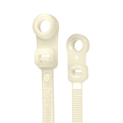 SYNCONNECT MOUNTABLE CABLE TIES – 15" – WHITE – 100 PCS