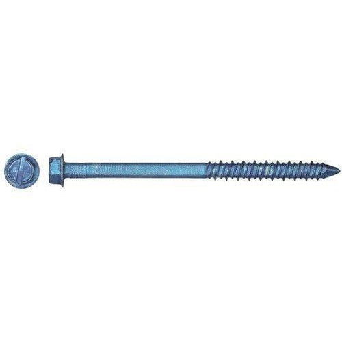  1/4X3 1/4'' SLOT HEX WASH HD CONCRETE SCRW W/ BIT-FASTENERS & FITTINGS INC.-FASTENERS & FITTINGS INC-Default-Covalin Electrical Supply 