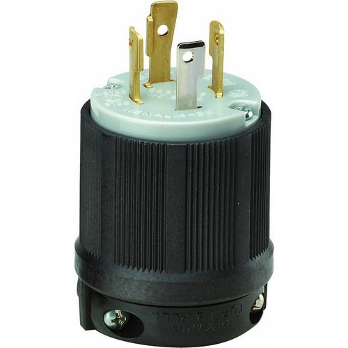 MORRIS MALE 30A 120V/240V 3 POLE 4 WIRE TWIST LOCK CORD END CONNECTOR