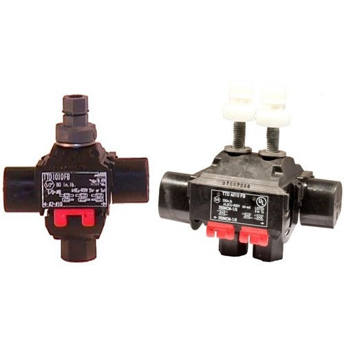 ABOVE GROUND INSULATION PIERCING CONNECTOR, 1 PORT, 4/0-3 MAIN RANGE, 2-10 TAP RANGE