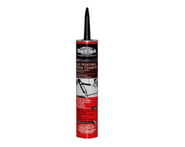 10 OZ TUBE BLACK JACK® ROOF CEMENT 