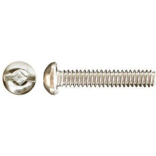  1/4-20X2 RD COMBO SQ/SLOT MACHINE SCREW ZINC-FASTENERS & FITTINGS INC.-FASTENERS & FITTINGS INC-Default-Covalin Electrical Supply 