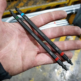 4" #1 GREEN AND #2 RED ROBERTSON SQUARE DOUBLE ENDED IMPACT BIT