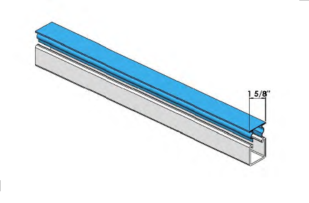 CLOSURE STRIP PLASTIC 1 5/8" X 10'