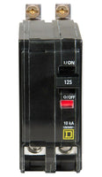 SQUARE D MINI CIRCUIT BREAKER 125A 2 POLE BOLT ON MOUNT QOB2125 TYPE QOB
