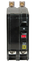 SQUARE D MINI CIRCUIT BREAKER 90A 2 POLE BOLT ON MOUNT QOB290 TYPE QOB