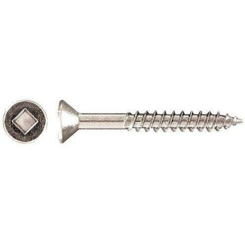  8X1 1/4 FLAT HD SOCKET STEEL WOOD SCREW PLTD *-FASTENERS & FITTINGS INC.-FASTENERS & FITTINGS INC-Default-Covalin Electrical Supply 