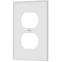 VISTA 1 GANG DUPLEX WALL PLATE WHITE-VISTA-VISTA-Default-Covalin Electrical Supply