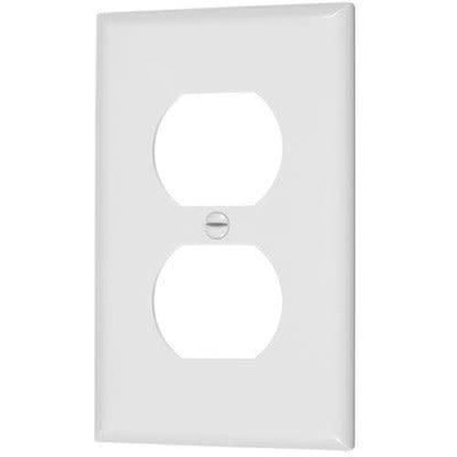 VISTA 1 GANG DUPLEX WALL PLATE WHITE-VISTA-VISTA-Default-Covalin Electrical Supply