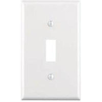 VISTA SINGLE GANG TOGGLE SWITCH PLATE - WHITE-VISTA-VISTA-Default-Covalin Electrical Supply