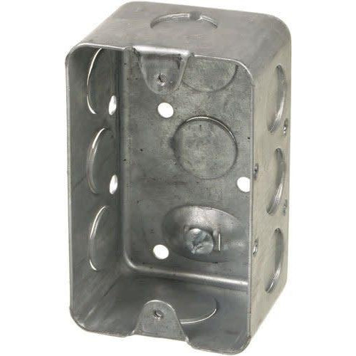 1110 - 1 7/8'' DEEP UTILITY BOX W/KNOCKOUTS-ORTECH-CROWN DISTRIBUTION-Default-Covalin Electrical Supply