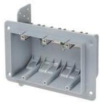 3 GANG PLASTIC BOX WITH CLAMPS - 51 CU. IN.-VISTA-VISTA-Default-Covalin Electrical Supply