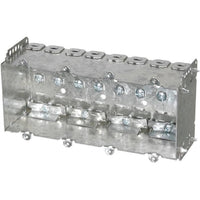 2104-LLE4 - 2 1/2'' DEEP BOX - 4 GANG WELDED W/NAILING LOOP & CLAMPS-VISTA-VISTA-Default-Covalin Electrical Supply