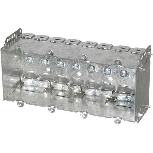2104-LLE4 - 2 1/2'' DEEP BOX - 4 GANG WELDED W/NAILING LOOP & CLAMPS-VISTA-VISTA-Default-Covalin Electrical Supply