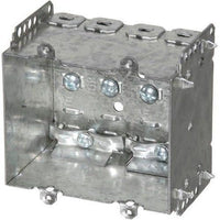 2104-LLE2 - 2 1/2'' DEEP BOX - 2 GANG WELDED W/NAILING LOOP & CLAMPS-VISTA-VISTA-Default-Covalin Electrical Supply
