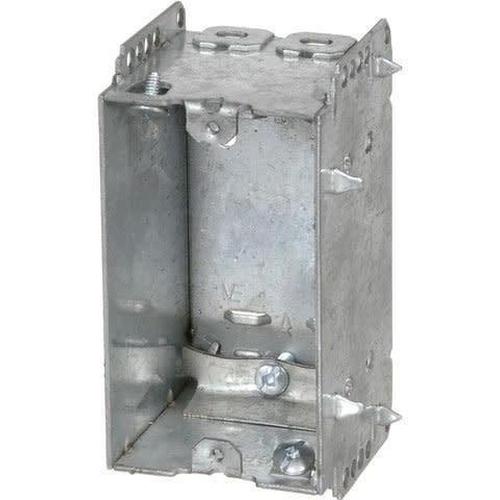 2121-LLE - 2 1/2'' DEEP JUMBO BOX - 1 GANG W/NAILING LOOP & CLAMPS-VISTA-VISTA-Default-Covalin Electrical Supply