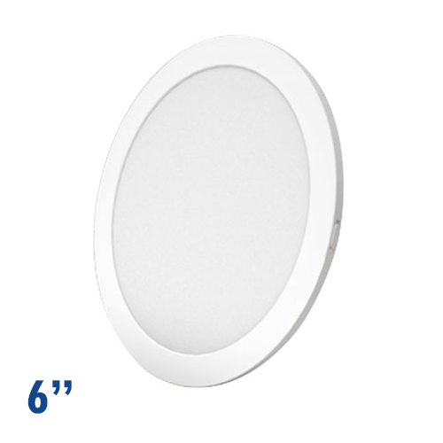 ORTECH 6" CCT LED FLUSH MOUNT, 12W 960LMN, COLOUR SELECTABLE, WHITE