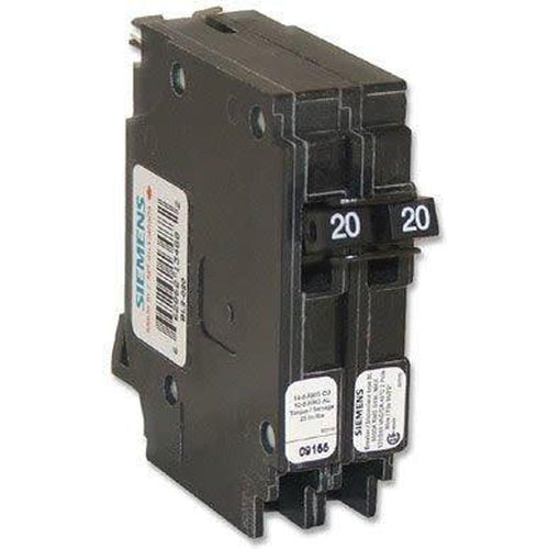 SIEMENS BLUELINE 2 POLE 20A PUSH-IN BREAKER BL2-020-SIEMENS-DEALER SOURCE-Default-Covalin Electrical Supply